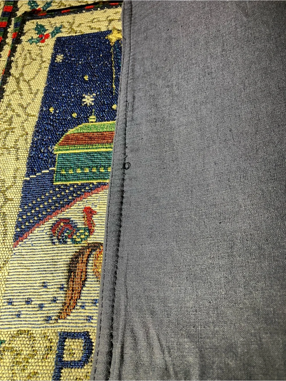 “Peace on Earth” Christmas tapestry placemats